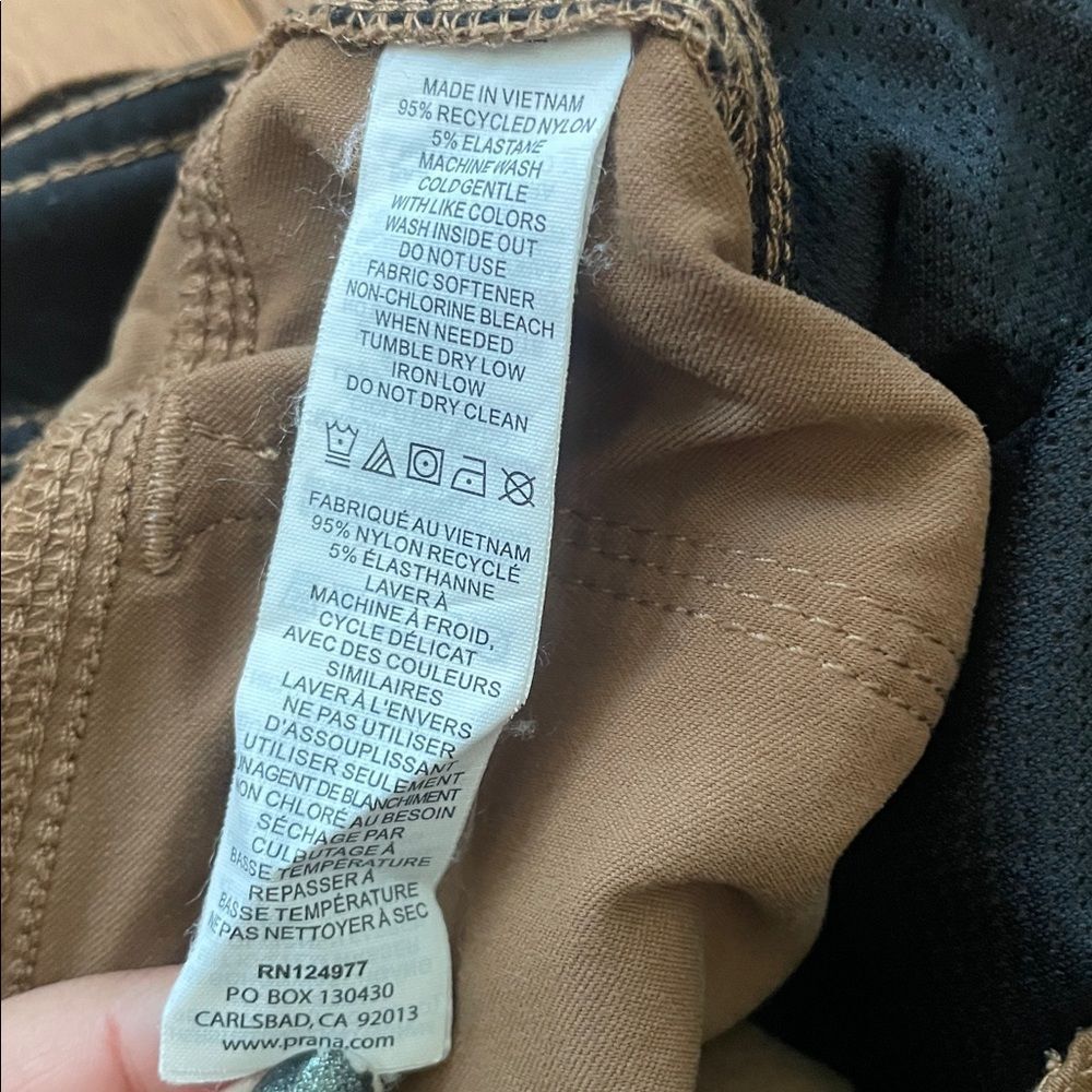 Prana Tan Cargo Slim Fit Pants Men’s Sz 36/30 - Picture 12 of 15